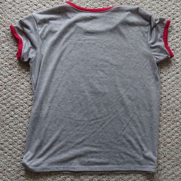 Mighty Fine Womens The Contrast Graphic T-Shirt - Picture 5 of 6